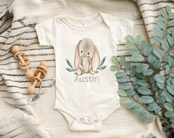 Baby Boy Personalized Gift, Easter Outfit, Little Bunny Baby Toddler, Going Home, Boho Vintage, Photoshoot, Gender Neutral, Eucalyptus