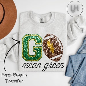 Custom Game Day Football Crewneck, Faux Sequin, Fall Sweatshirts, Cute Sweatshirts Trendy, Personalized Football Mom Shirt, Friday Night