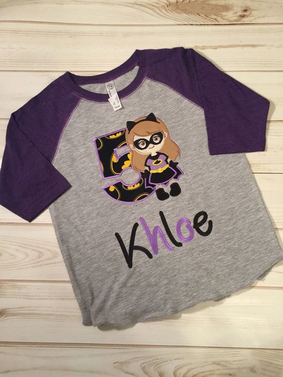 purple batgirl shirt