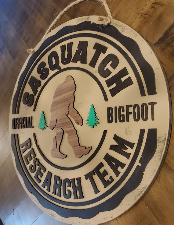 Sasquatch Sign / Bigfoot Wall Hanging