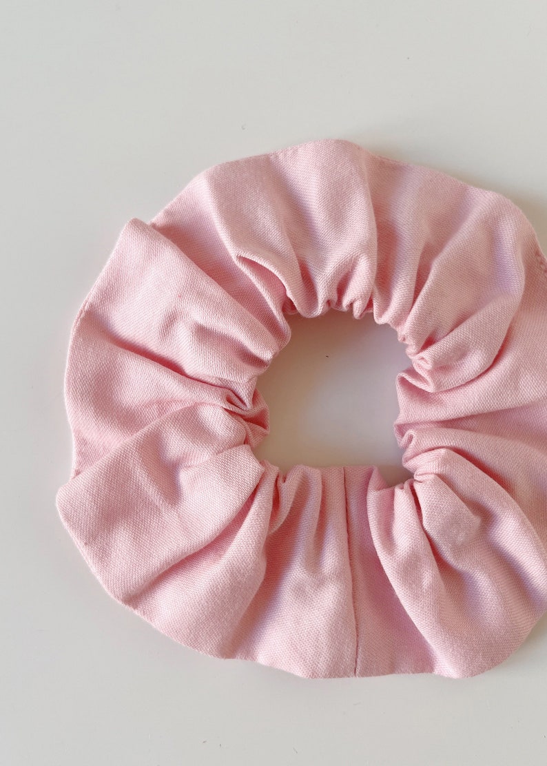 Set of 3 Organic Cotton Scrunchies IRIS image 7