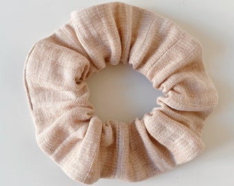 Organic Cotton Scrunchie - Striped Muslin