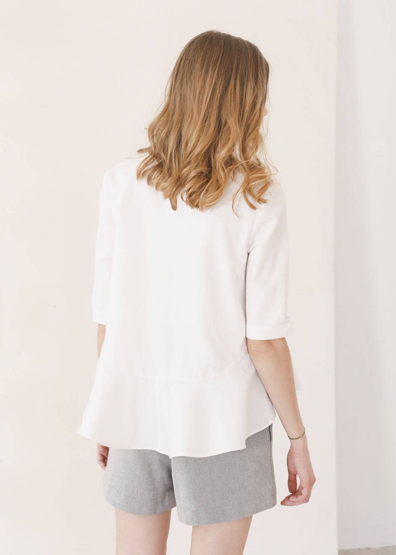 Organic cotton shorts EVA Grey image 5