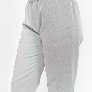Organic Cotton Classic Trousers CECIL Grey image 3