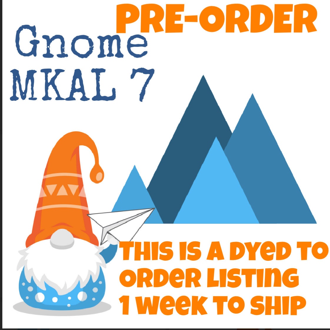 PRE-ORDER Imagine Landscapes MKAL ...dyed to order ..ships in 1 week …