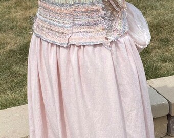2 piece formal halter top and full length skirt