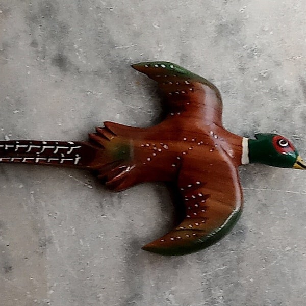 pheasant tie pin