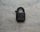 Vintage B O Railroad Signal Dept. Brass Padlock No Key