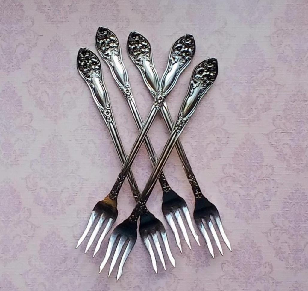 Fourchettes à Huîtres Pour Restaurant Inox - Boîte de 12 - Baguette