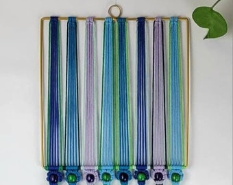 Macrame muurhanger, Boho muurhanger