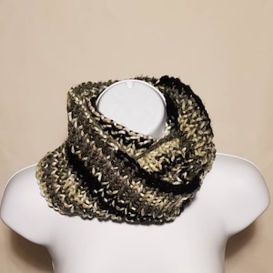 Cosy double wrap infinity scarf