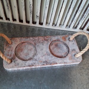 Shabby chic rustic drink tray