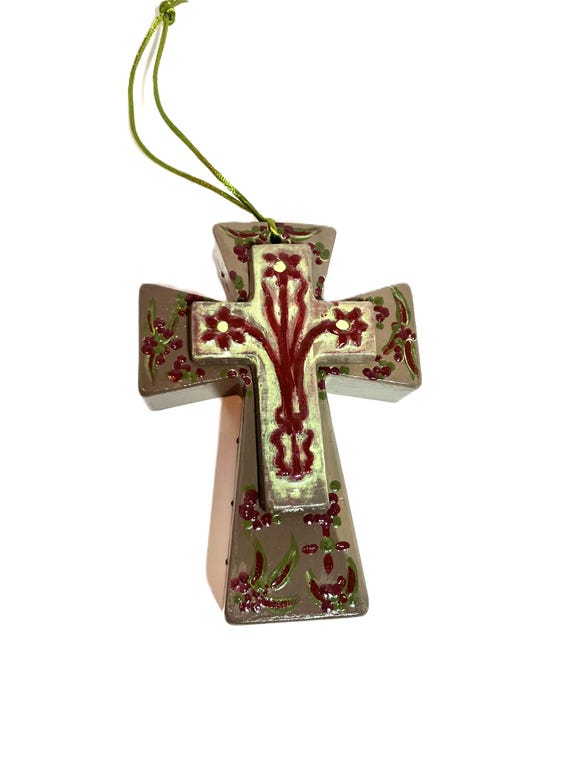 Handmade Small Hanging Cross