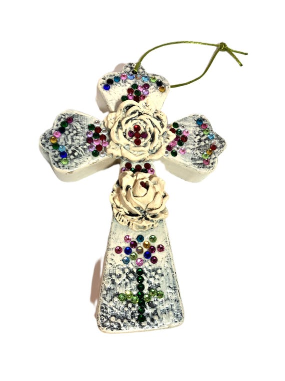 Handmade Ornate Hanging Cross
