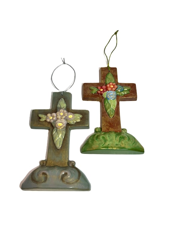 Handmade Hanging Easter Mold Cross