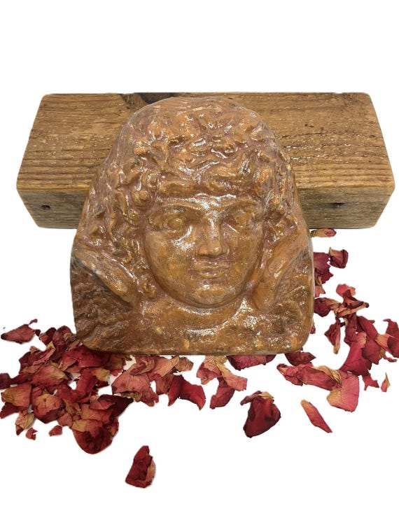 Handmade Angel Bust Wall Hanging