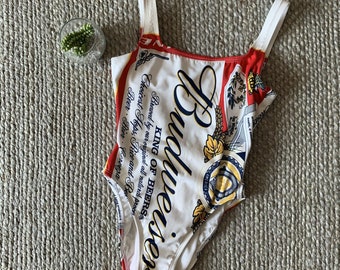 vintage budweiser swimsuit