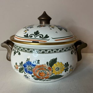 ASTA Enamelware German Cookware 1960's Mid-century 