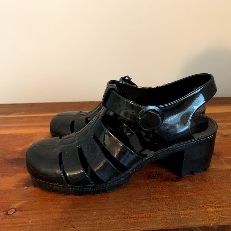 jelly shoes from the 90s