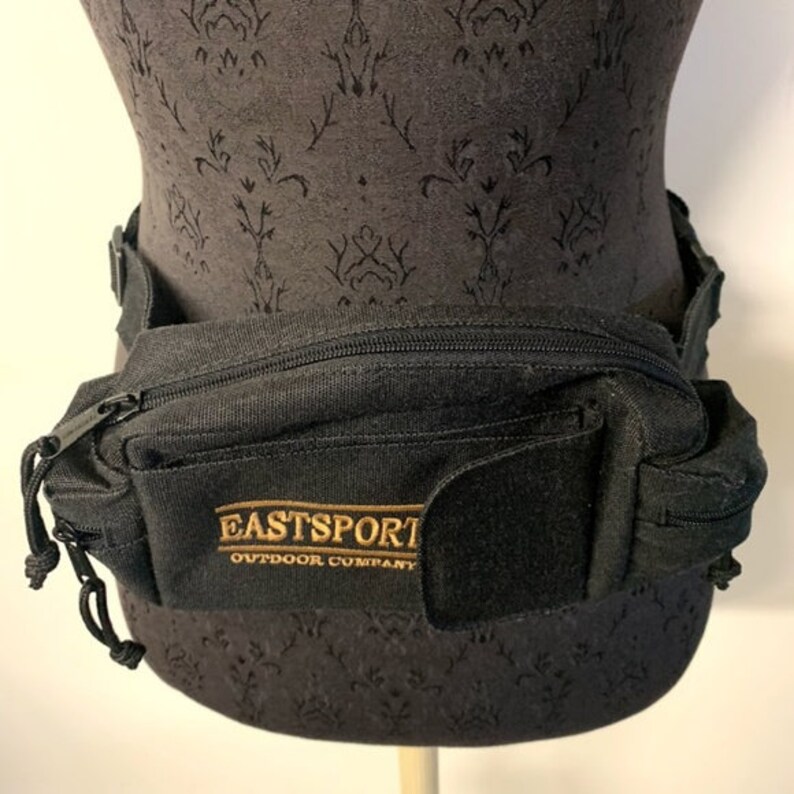 Vintage 90s Fanny Pack Eastsport Outdoor Company Black Fanny Etsy