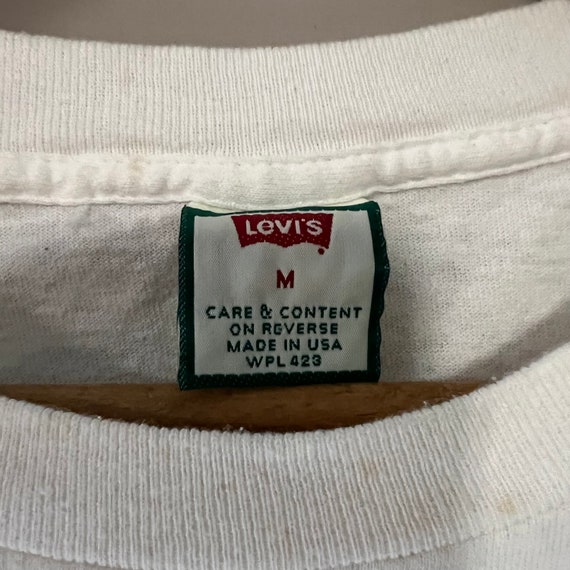 Vintage 1992 Levis Strauss Promo Shirt Single Sti… - image 7