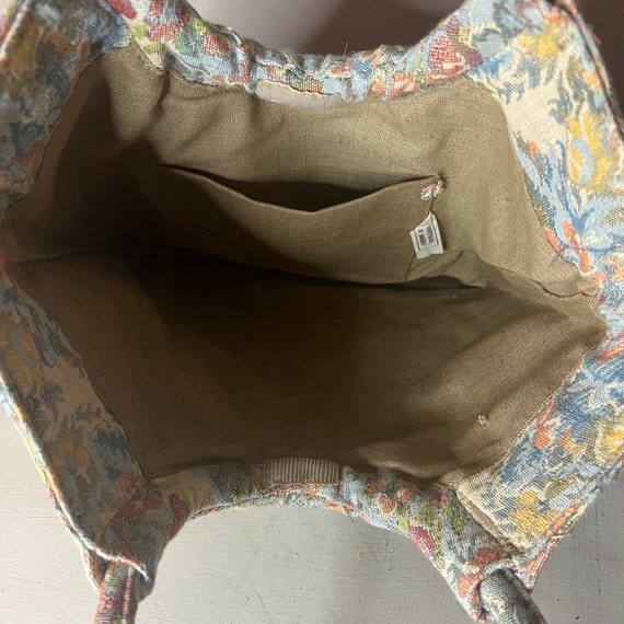 Vintage Carpetbags Of America Tote Shoulder Bag P… - image 6