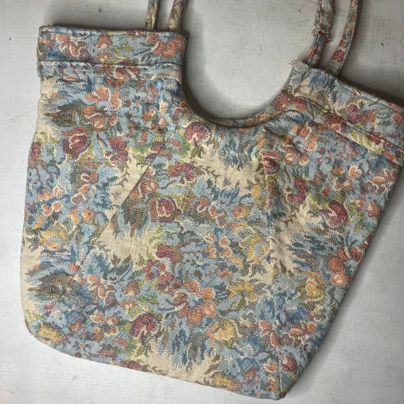 Vintage Carpetbags Of America Tote Shoulder Bag P… - image 3