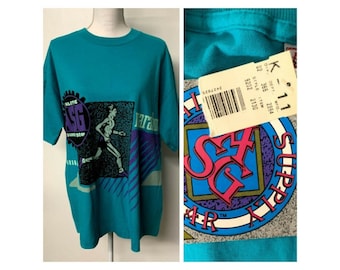 Vintage Athletic Supply Gear Marathon Graphic T-Shirt, 80s Marathon T-Shirt, 90s Marathon T-Shirt,