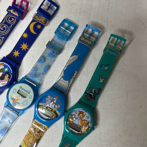Vintage Disney Watch Lot 1990s Plastic Kids Wrist… - image 4