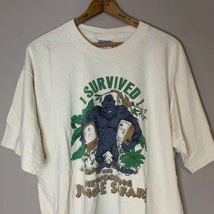 Vintage I Survived the Networking Jungle Safari T-Shirt, Vintage Technology Tshirt, 90s Tech T-Shirt, 90s Tech Shirt