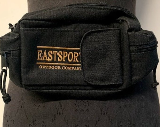 Vintage 90s Fanny Pack, Eastsport Outdoor Company Black Fanny Pack