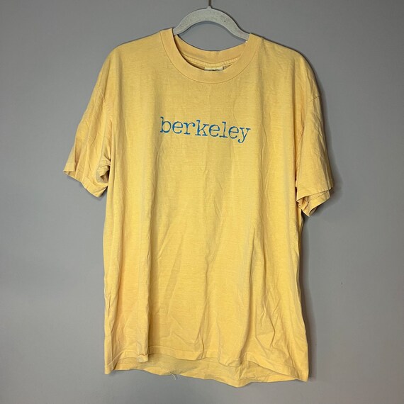 Vintage Yellow Berkley California Graphic T-Shirt,