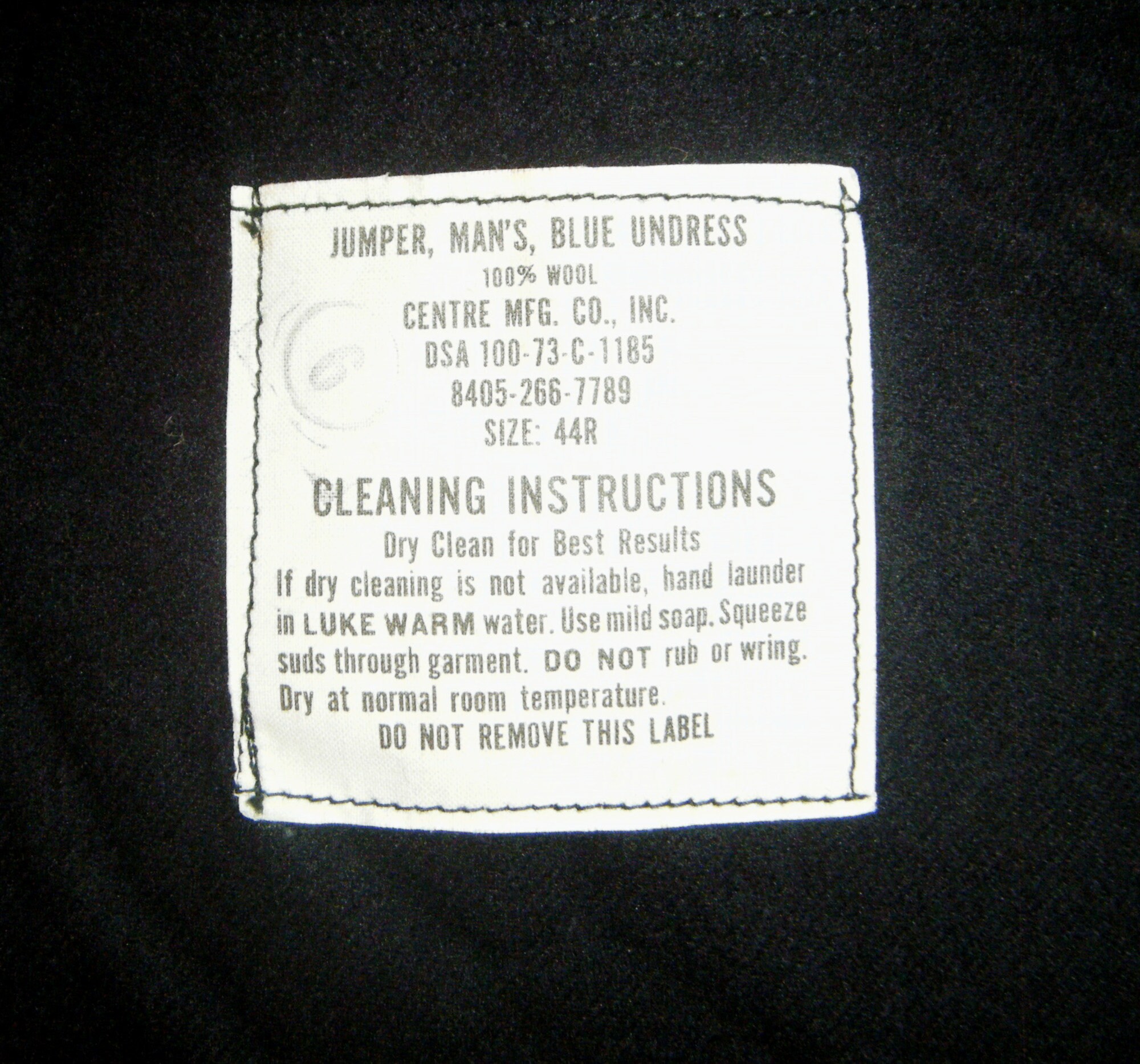 U S Navy Jumper, Mans, Blue, Undress, New. Uissued 100 Wool 1973 Vietnam Era Etsy