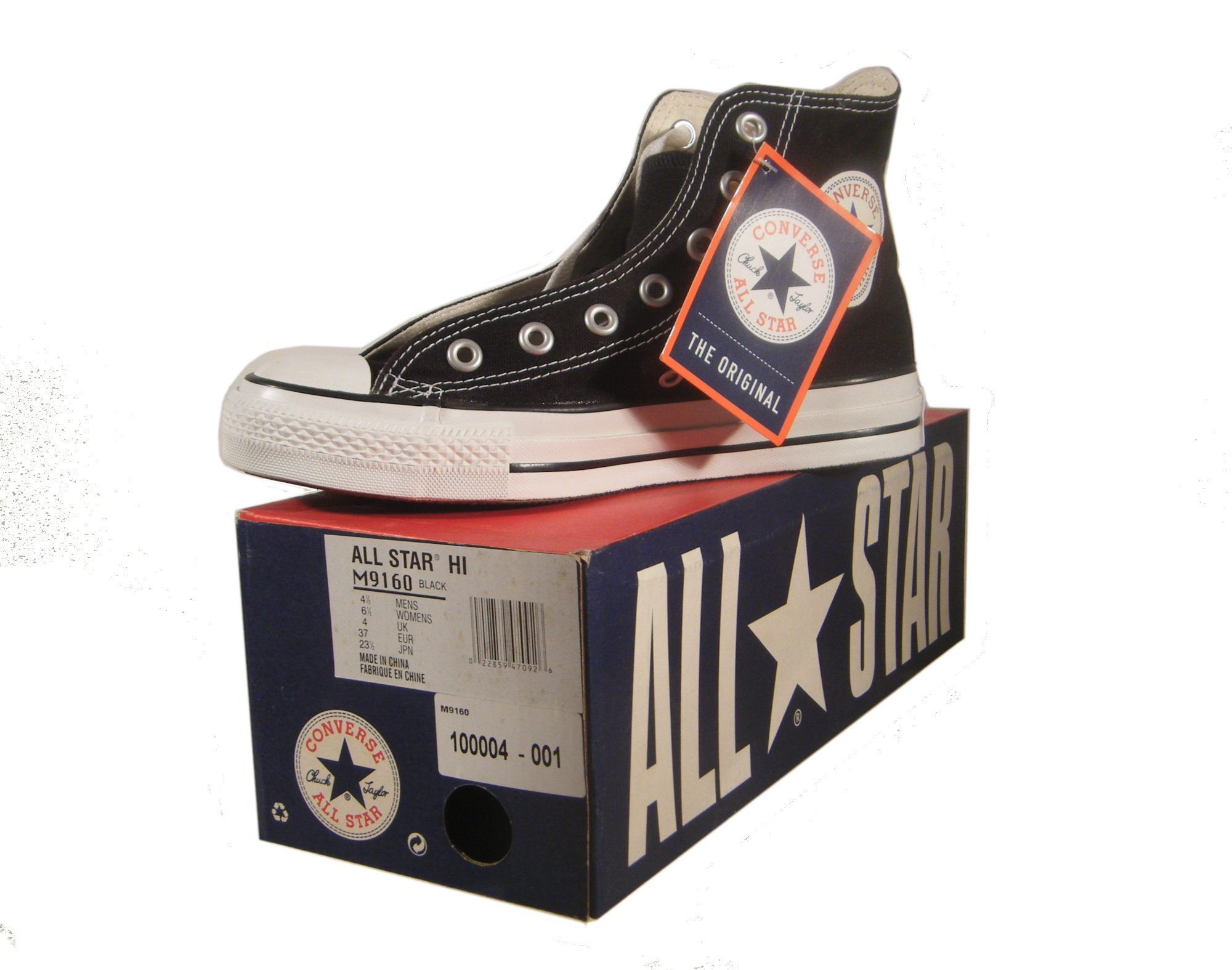 Converse Chuck All Star M9160 Black High Top New - Etsy Israel