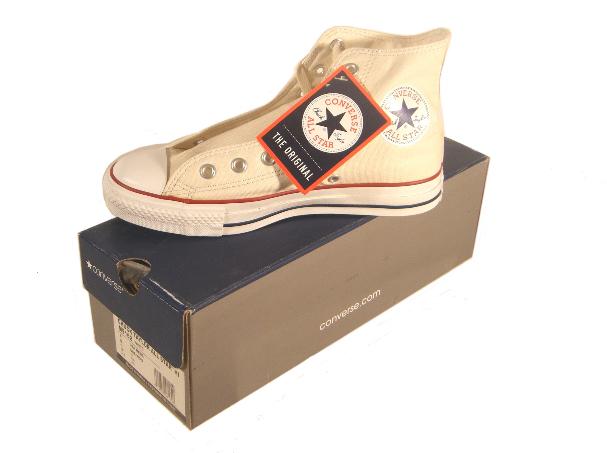 Begrijpen Onrustig waterstof Converse Chuck Taylor High Top All Star NATURAL M9162 - Etsy