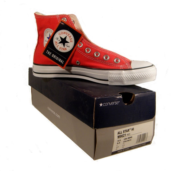 Converse - Chuck Taylor - All Star - Hoge top - Rood - M9621 - Nieuw in doos