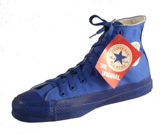 converse monochrome blue