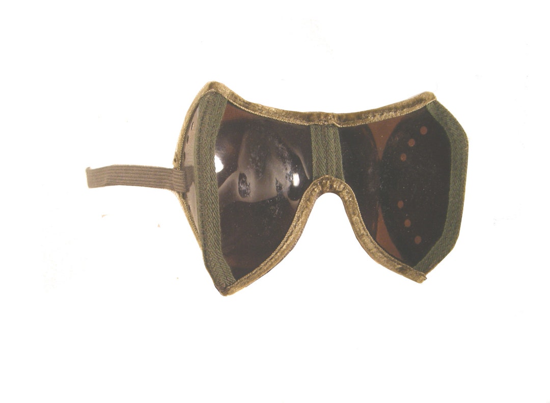 USGI Red Lense Jump Goggles / Disposible Ski Glasses Snow Combat