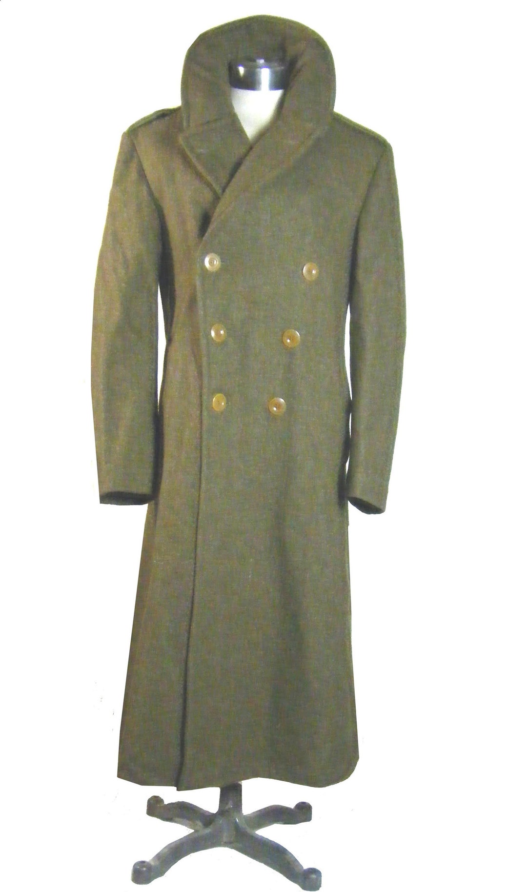 Winter Full Length Coat USGI WW2 Melton Wool Field Coat 38 Long ...