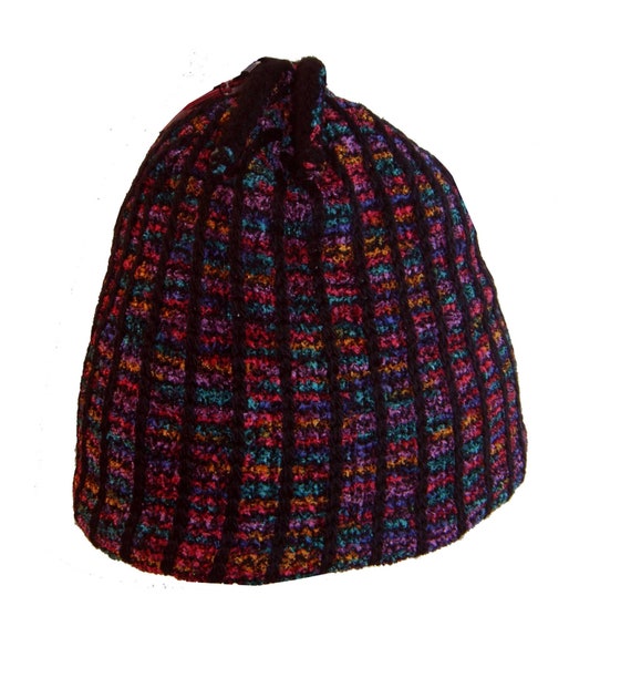 Wool Knit Cap / Wool Toboggan - by Screamer -  Qud
