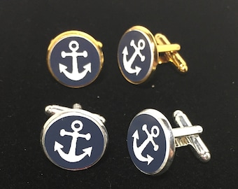 Anchor Cuff links, Cuff Links, Nautical Cuff Links, Mans Gift, Nautical Gift, Anchor