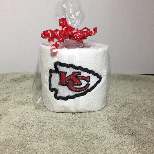 Kansas City Chiefs Inspired Toilet Paper Decorator Toilet Etsy