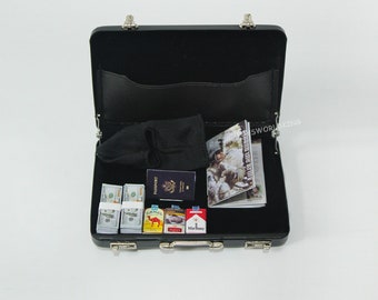 1:6 Scale Briefcase With Gold Bars Model Mini Toys Set For 12 in Action Figure