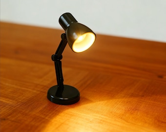 1/6 LEDデスクランプ 2個セット(ブラック+ホワイト) ライト家具 ドール