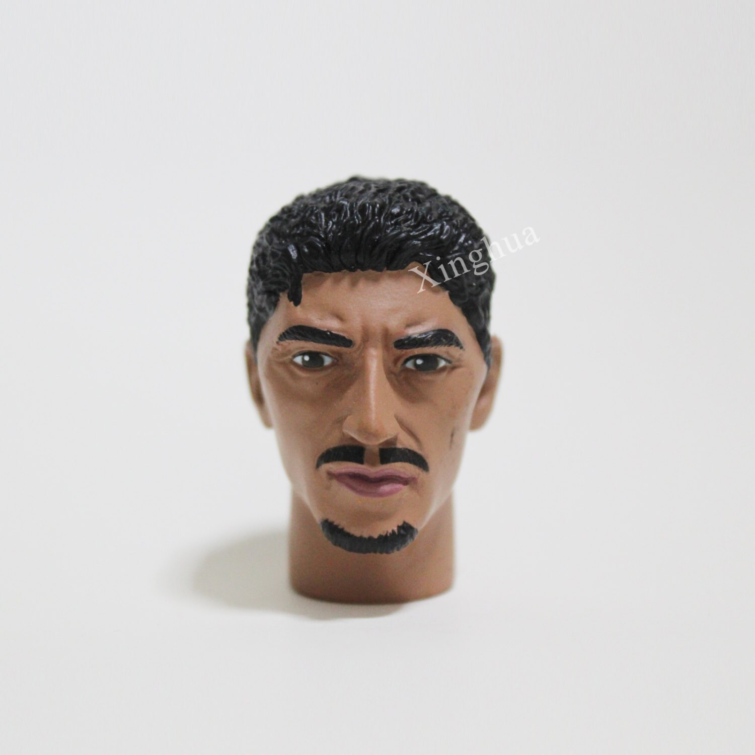 1:6 Scale Male Head Sculpts Black Hair Handsome Man Fits | Etsy