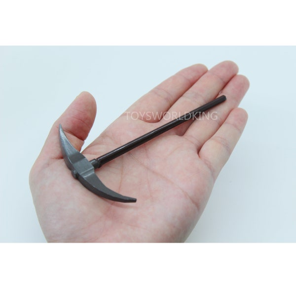 1:6 Scale Mini Pickaxe Metal Pick axe Model Toy Fits 12" in Action Figures Doll Diorama