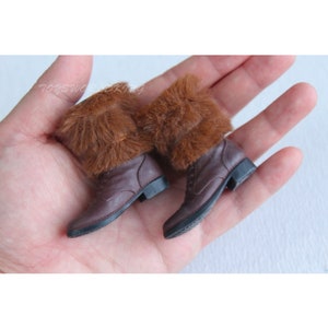 1/6 Scale Mini Snow Boots Model Toy For 12 in Doll Action Figure Diorama