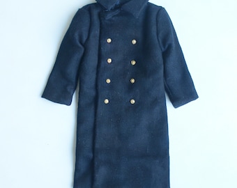 1/6 Scale Overcoat Dark Blue Model for 12 in Action Figures