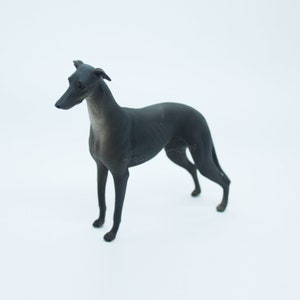 1/6 Scale Black Greyhound Dog Figurine Pet Model Toy For 12&quot;in Action Figures Toy Soldier Doll