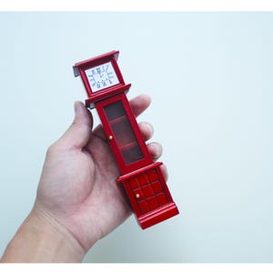 1:12 Scale Antique Style Clock Grandfather Clock Mini Wooden Model Toy For Dollhouse Diorama Doll